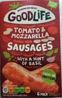 Tomato & Mozzarella sausages