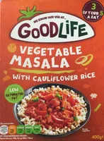 Vegetable Masala with cauliflower rice