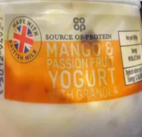Mango & passion fruit yoghurt