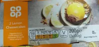 2 Lemon Cheesecakes
