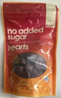 Corazones de chocolate