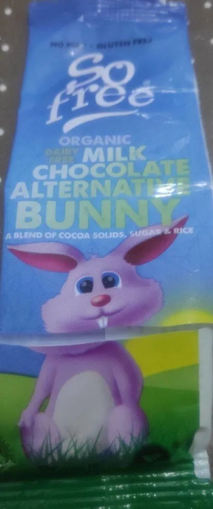 MILK CHOCOLATE ALTERNATIVE BUNNY