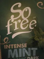 So free intense mint organic dark chocolate