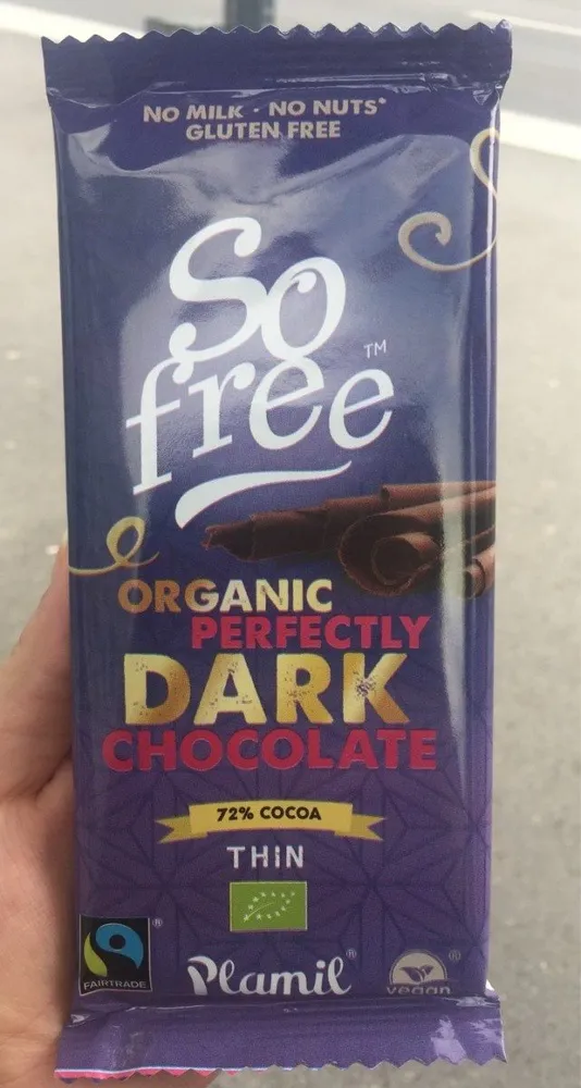 Organic perfectly dark chocolate