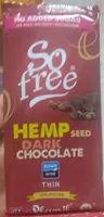 So free hemp seed dark chocolate