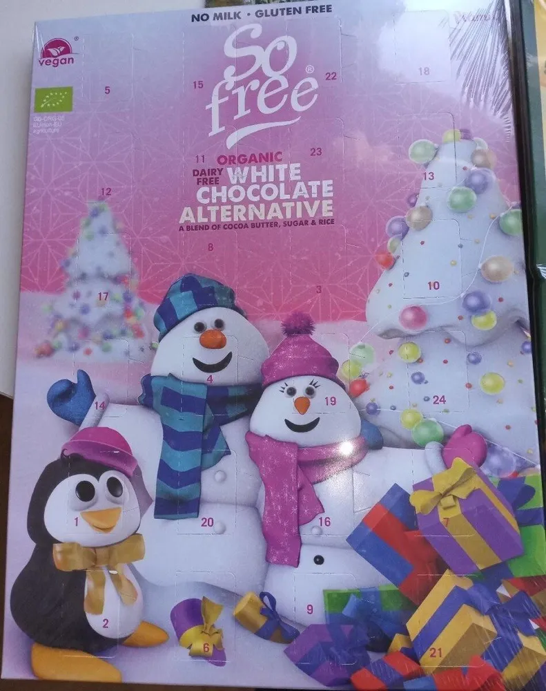 Calendario de Adviento chocolate blanco