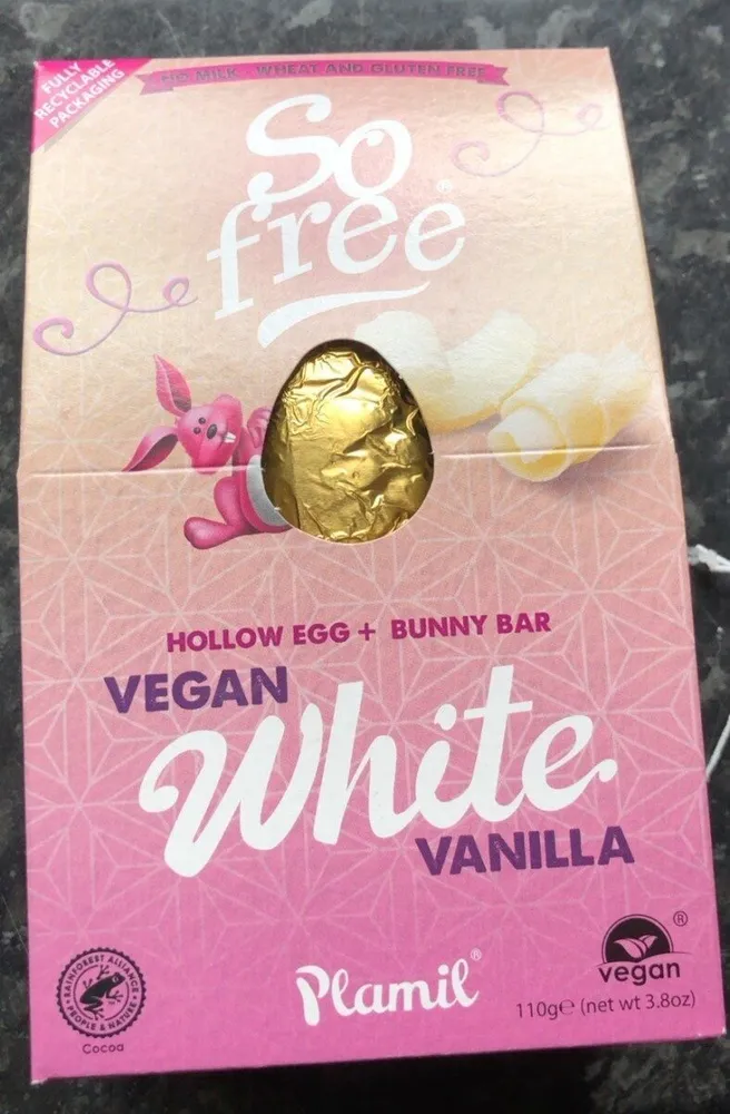 Vegan white vanila