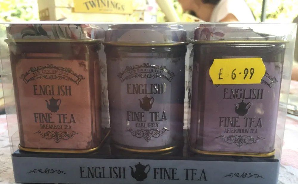 English Fine Tea Gift Tins
