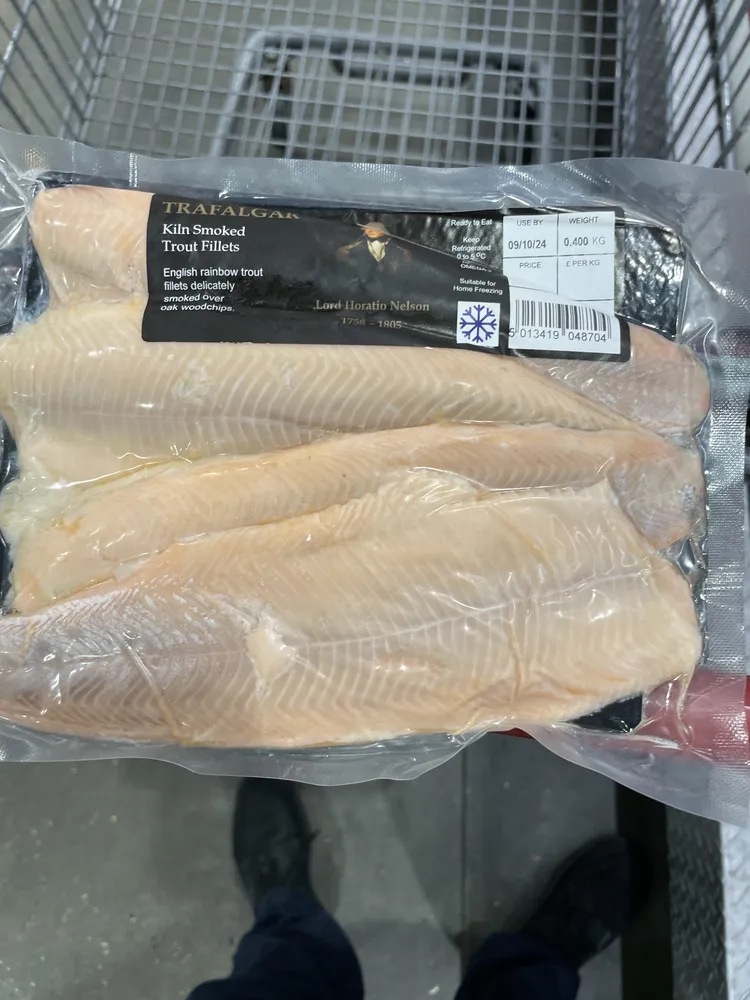 Smoked trout fillets