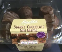 Double chocolate mini muffins