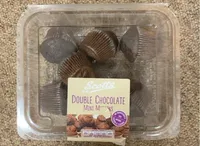 Double chocolate mini muffins