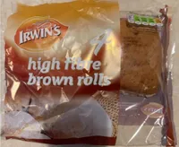 High fibre brown rolls