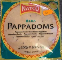 Pappadoms cumin
