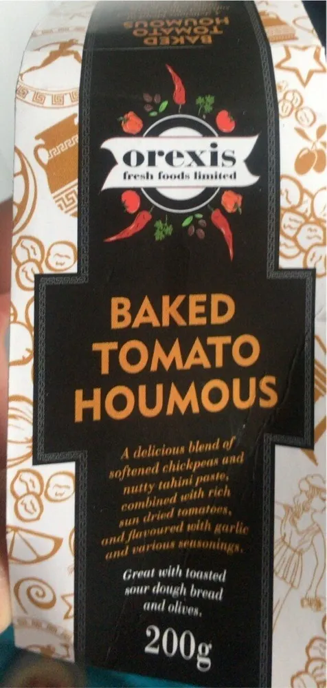 Baket tomati houmous