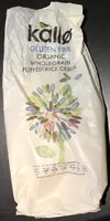 Organic wholegrain puffed rice cereal