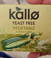 Yeast free vegerable Stock cubes imp