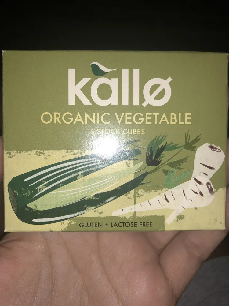 Organic vegetable stock cubes
