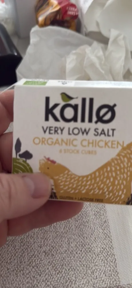Very Low Salt Organic Chicken Stock Cubes