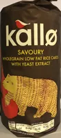 Savoury rice cake with yeast extract