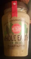 Bulk Deal 6 X Whole Earth Hi-oleic Crunchy Peanut Butter