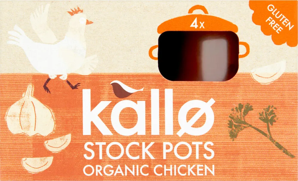 4 Stock Pots Organic Chicken