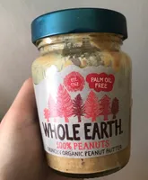 Crunchy organic peanut butter