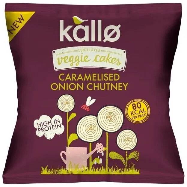 Kallo | Caramelised Onion Veggie Cakes