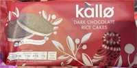 Dark chocolate rice cakes