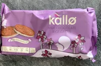 Milk chocolate rice cakes