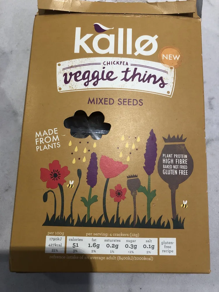 Kallo | Mixed Seeds Veggie Thins