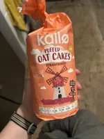 Puffed oat cakes strawberry