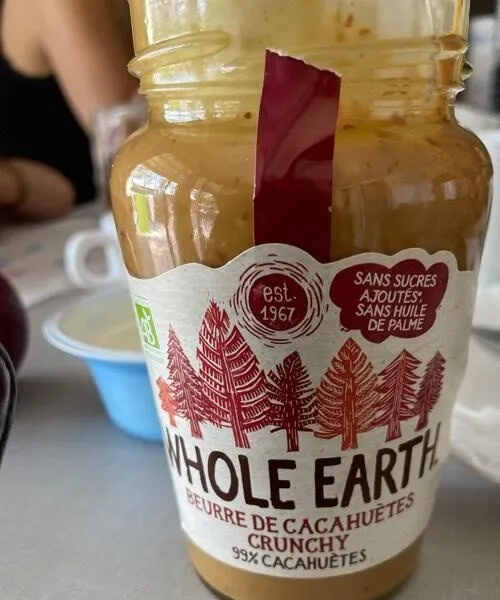 Beurre de cacahuètes crunchy salé