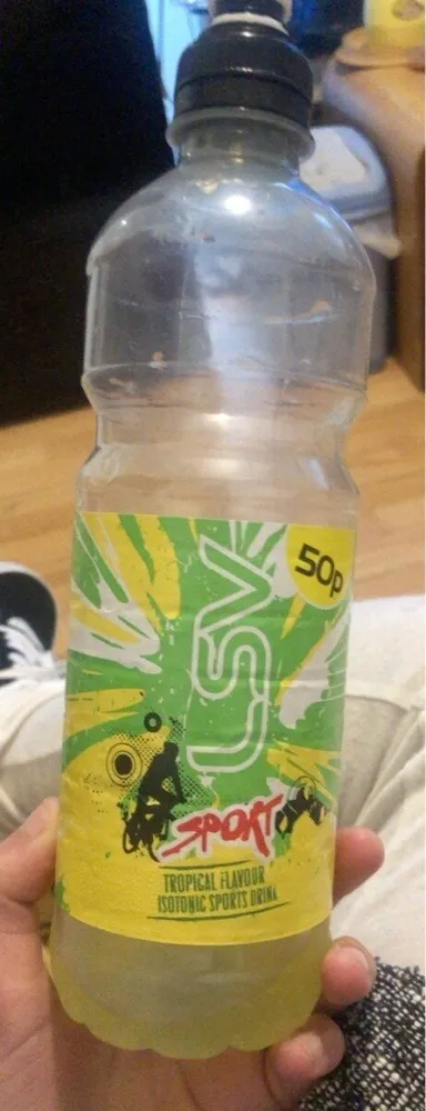 Tropical flavour isotonic sports drink