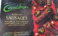6 vegan sausages