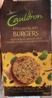 2 Vegan falafel  burgers