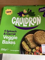 Spinach & Carrot Veggie Bakes