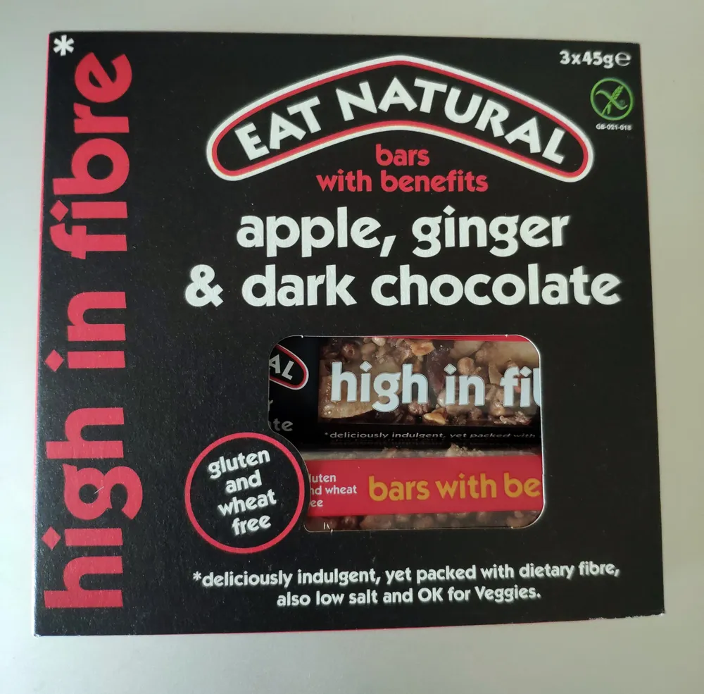 Apple, ginger & dark chocolate