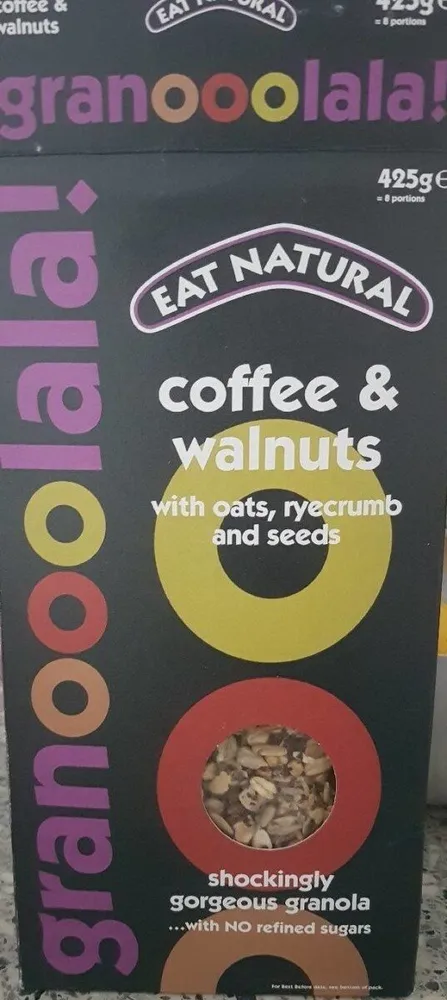 Eat natural coffee and walnuts