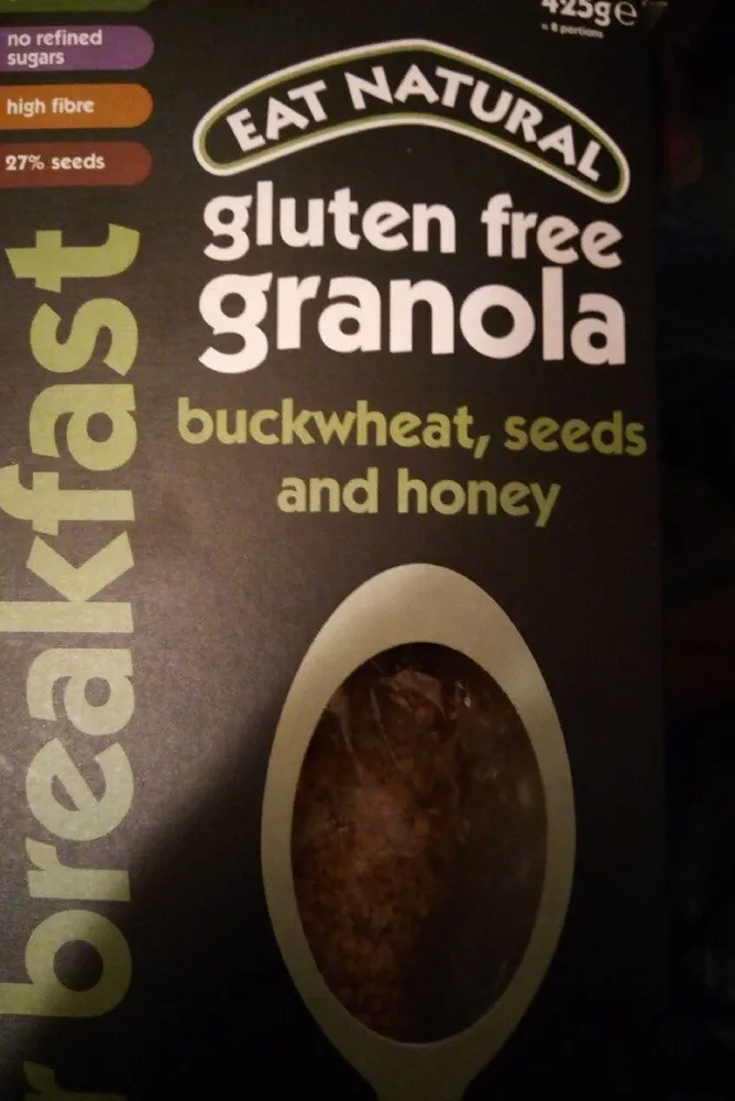 Gluten Free Granola Buckwheat, Seeds and Honey