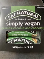 Simply Vegan Peanuts, Coconut and Chocolate Bars