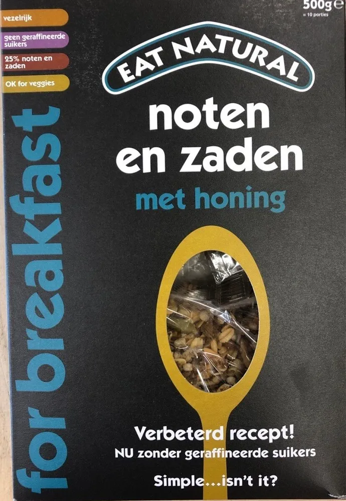 Noten en zaden met honing