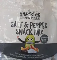 Salt and pepper snack mix