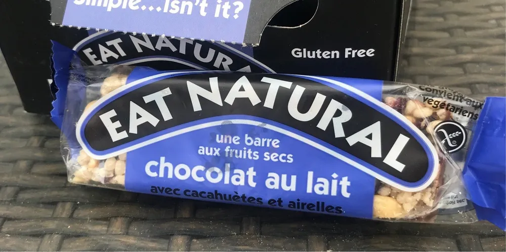 Barre fruit sec chocolat au lait