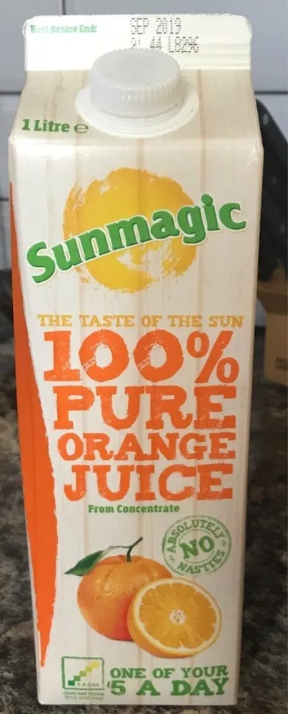 Sunmagic orange juice