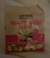 Yoghurt coated raisins