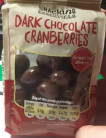 Dark chocolate cranberries
