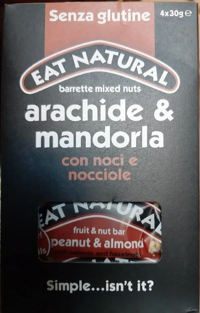 Barrette mixed nuts Arachide e Mandorla