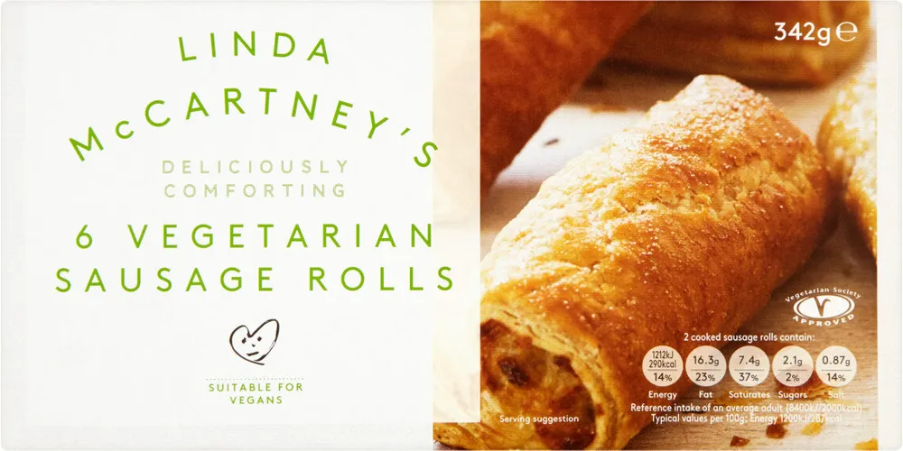 6 Vegetarian Sausage Rolls