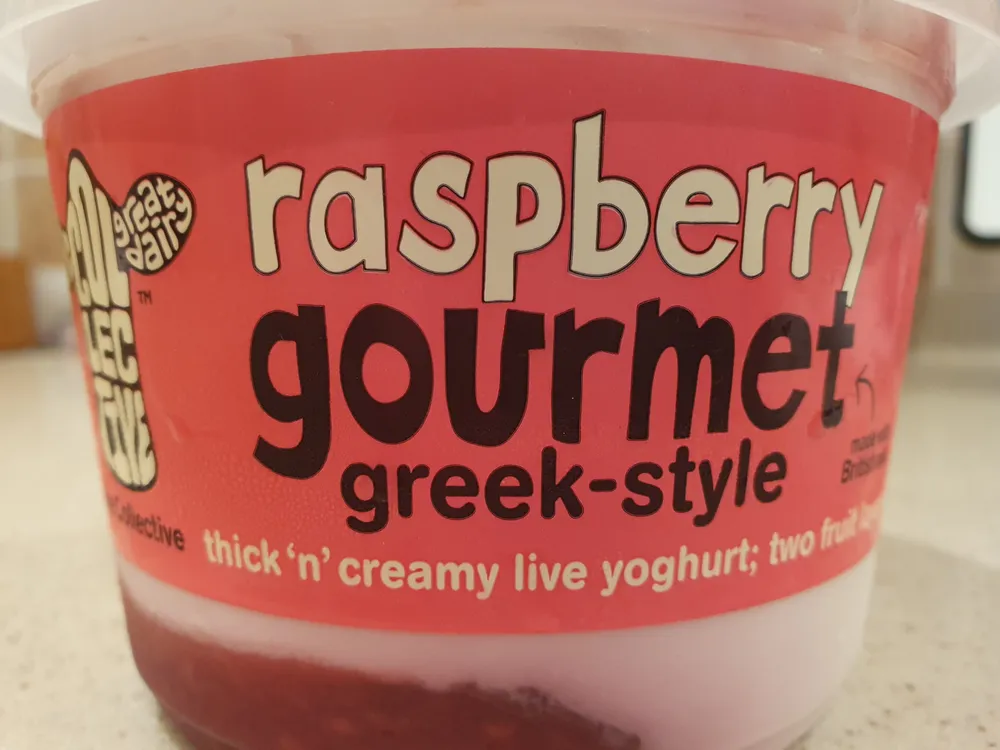The Collective Raspberry Gourmet Live Yogurt 450G