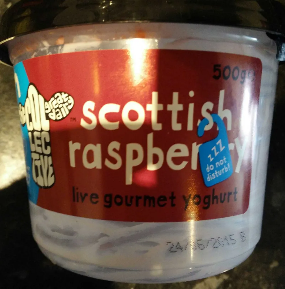 Scottish Raspberry live gourmet yoghurt